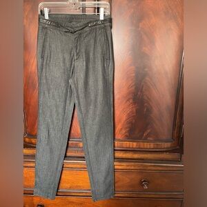 Vintage Gucci graphite gray pants.